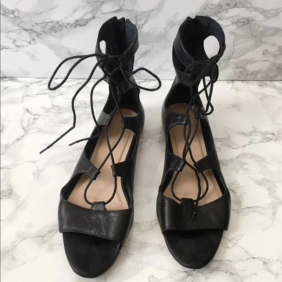 LOEFFLER RANDALL Dani Leather Gladiator Sandals - Picture 2 of 8